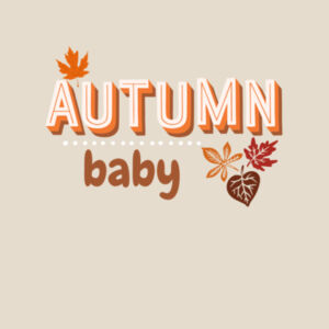 Autumn Baby Announcement Onesie Design
