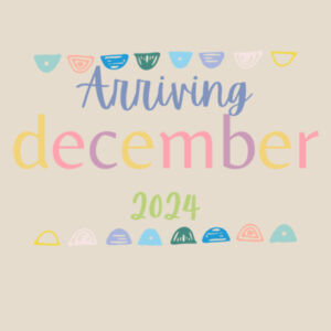 December 2024 Announcement Onesie Design