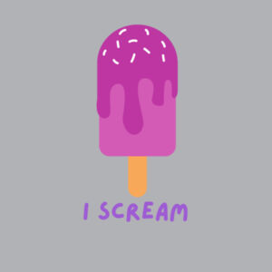 I Scream Infant Tee Design