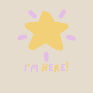 I'm Here Infant Tee Design