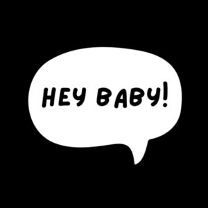 Hey Baby Infant Tee Design