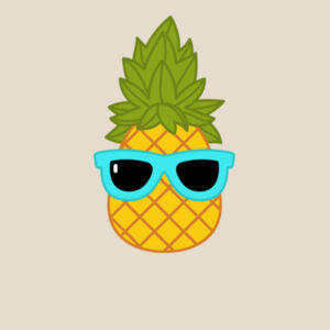 Cool Pineapple Infant Tee Design