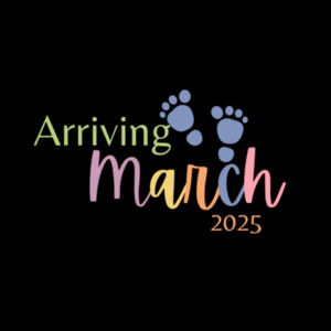 March 2025 Announcement Onesie  Design