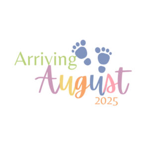 August 2025 Announcement Onesie  Design