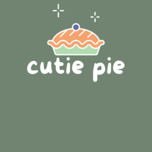 White Cutie Pie Onesie Design