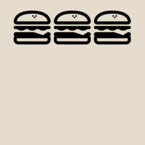 Burgers Infant Tee Design