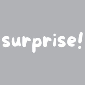 White Surprise Onesie Design