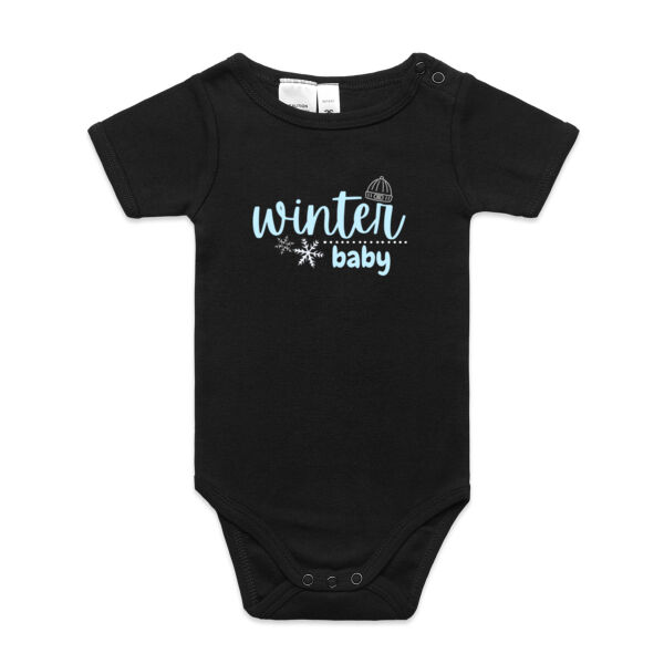 Winter Baby Announcement Onesie Thumbnail