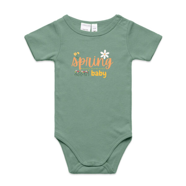 Spring Baby Announcement Onesie Thumbnail
