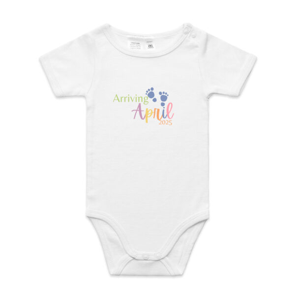 April 2025 Announcement Onesie  Thumbnail