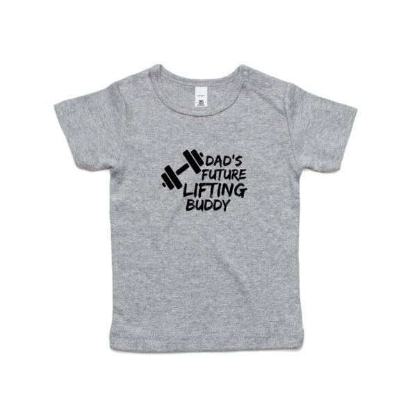 Dad's Future Lifting Buddy Infant Tee Thumbnail