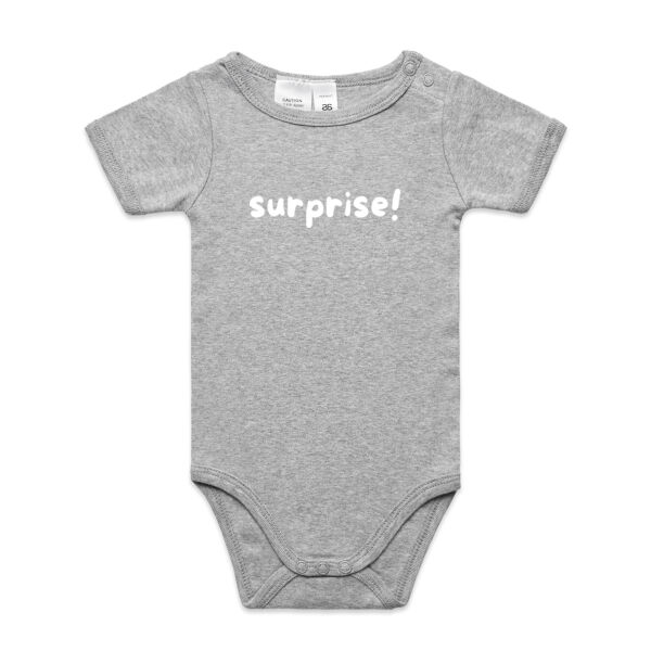 White Surprise Onesie Thumbnail