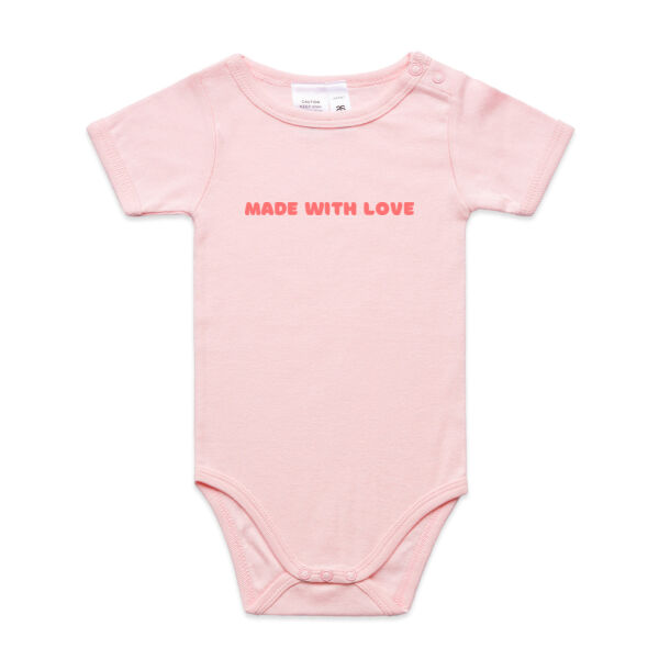 Pink Made With Love Onesie Thumbnail